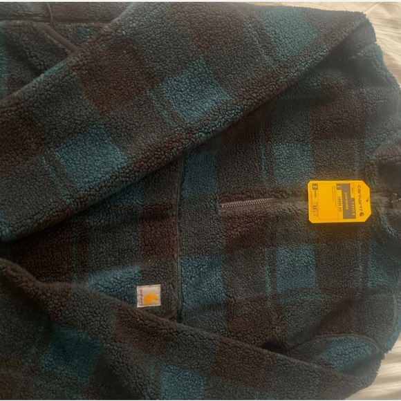 Carhartt Other - Carhartt Blue and Gray Fleece Jacket